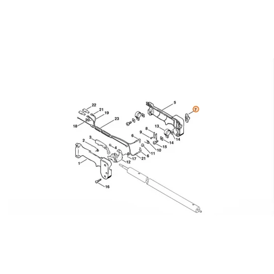 STIHL  Suwak przełącznika wielofunkcyjnego 4126 182 1705